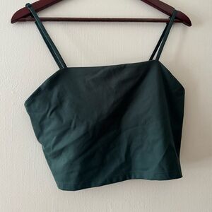 Forest green Girlfriend Collective tank